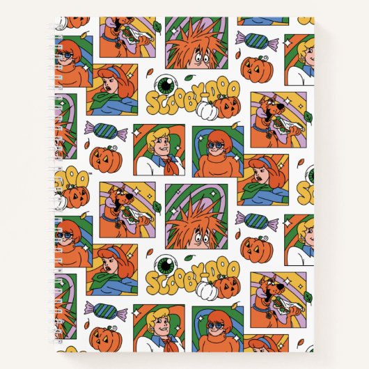Scooby-Doo Halloween Photos Pattern Notizblock (Vorderseite)