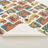 Scooby-Doo Halloween Photos Pattern Sherpadecke (3/4)