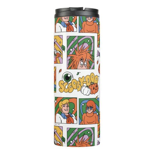 Scooby-Doo Halloween Photos Pattern Thermosbecher (Rückseite)