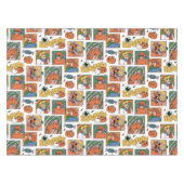 Scooby-Doo Halloween Photos Pattern Tischdecke (Vorderseite (Horizontal))