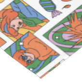 Scooby-Doo Halloween Photos Pattern Tischdecke (Schrägansicht)