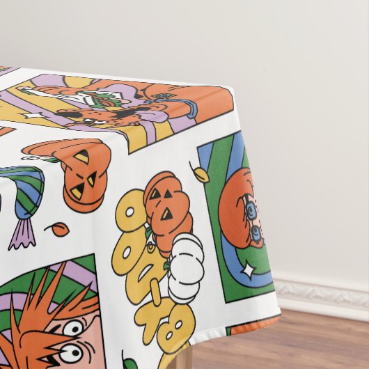 Scooby-Doo Halloween Photos Pattern Tischdecke (Beispiel)