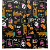 Scooby-Doo | Halloween Scooby-Doo-Muster Duschvorhang (Vorderseite)