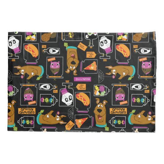 Scooby-Doo | Halloween Scooby-Doo-Muster Kissenbezug (Rückseite)