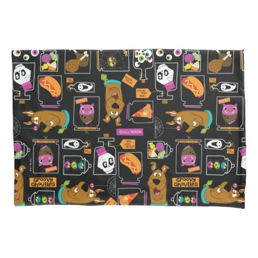 Scooby-Doo | Halloween Scooby-Doo-Muster Kissenbezug (Vorderseite)