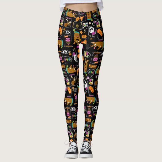 Scooby-Doo | Halloween Scooby-Doo-Muster Leggings (Vorderseite)