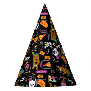 Scooby-Doo Halloween Scooby-Doo-Muster Partyhütchen