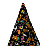 Scooby-Doo | Halloween Scooby-Doo-Muster Partyhütchen (Rechts)