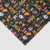 Scooby-Doo | Halloween Scooby-Doo-Muster Seidenpapier (Ausschnitt)