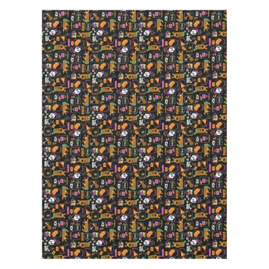 Scooby-Doo | Halloween Scooby-Doo-Muster Tischdecke (Vorderseite)