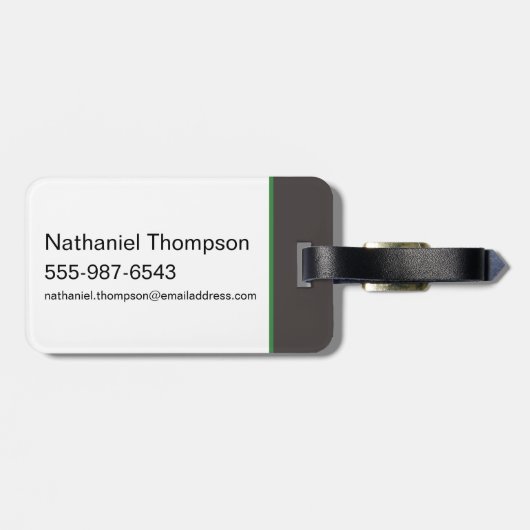 Scooby-Doo Halloween Snack Logo Gepäckanhänger (Rückseite horizontal)