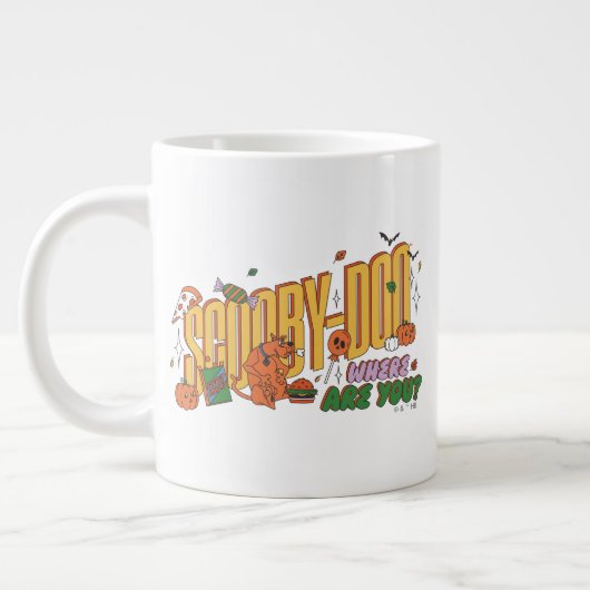 Scooby-Doo Halloween Snack Logo Jumbo-Tasse (Links)