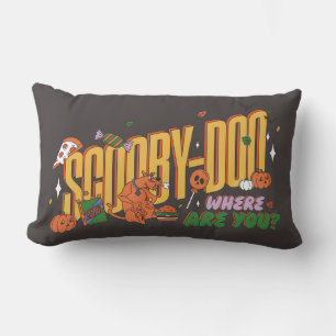 Scooby-Doo-Halloween-Snack-Logo Lendenkissen