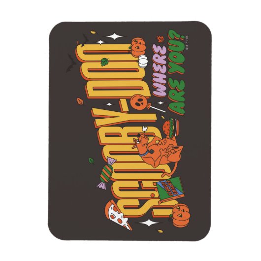 Scooby-Doo Halloween Snack Logo Magnet (Vertikal)