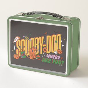Scooby-Doo-Halloween-Snack-Logo Metall Brotdose