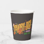 Scooby-Doo Halloween Snack Logo Pappbecher (Rückseite)