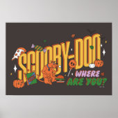 Scooby-Doo Halloween Snack Logo Poster (Vorne)