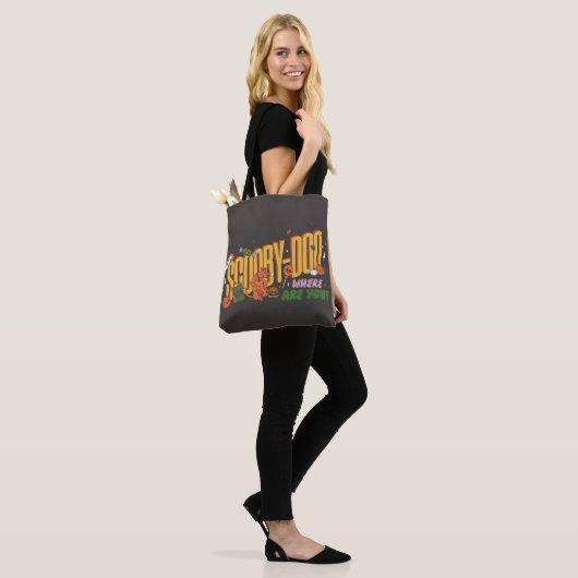 Scooby-Doo Halloween Snack Logo Tasche (Am Model)