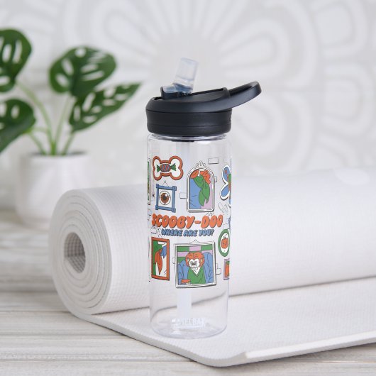 Scooby-Doo Halloween-Wandbild mit Bilderrahmen Trinkflasche (Yoga)