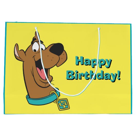 Scooby-Doo Happy Face Große Geschenktüte (Rückseite)