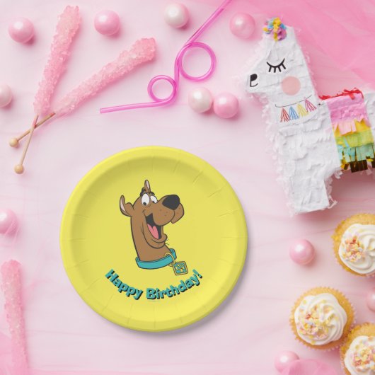 Scooby-Doo Happy Face Pappteller (Party)