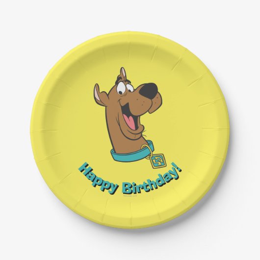 Scooby-Doo Happy Face Pappteller (Vorderseite)