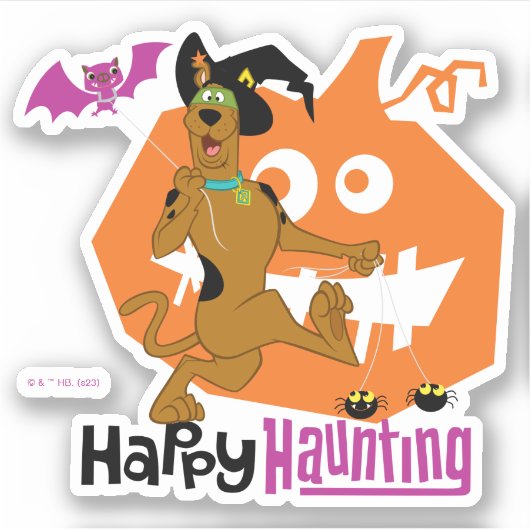 Scooby-Doo | Happy Haunting Aufkleber (Vorderseite)