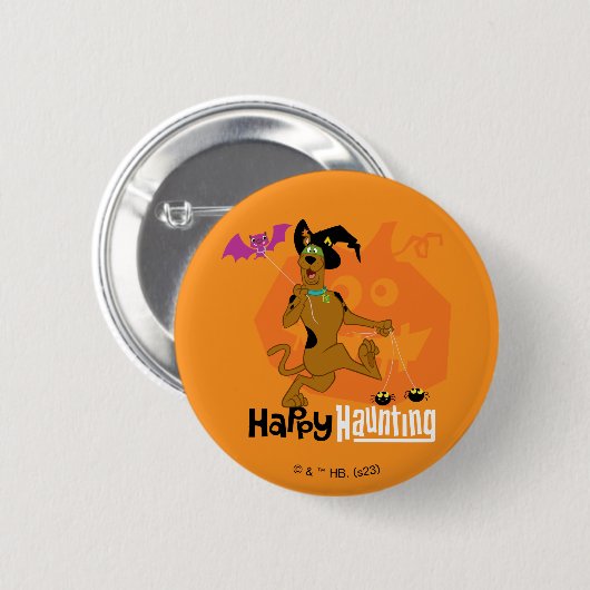 Scooby-Doo | Happy Haunting Button (Vorne & Hinten)
