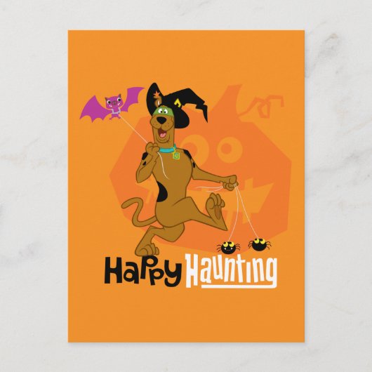 Scooby-Doo | Happy Haunting Postkarte (Vorderseite)