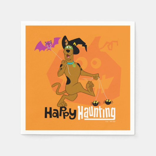 Scooby-Doo | Happy Haunting Serviette (Vorderseite)
