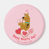 Scooby-Doo - Happy Hearts Day Magnet (Vorne)