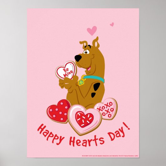 Scooby-Doo - Happy Hearts Day Poster (Vorne)