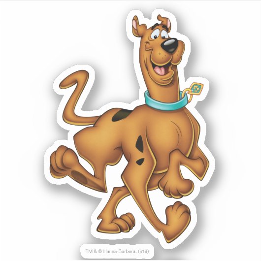Scooby-Doo Happy Walk Aufkleber (Vorderseite)