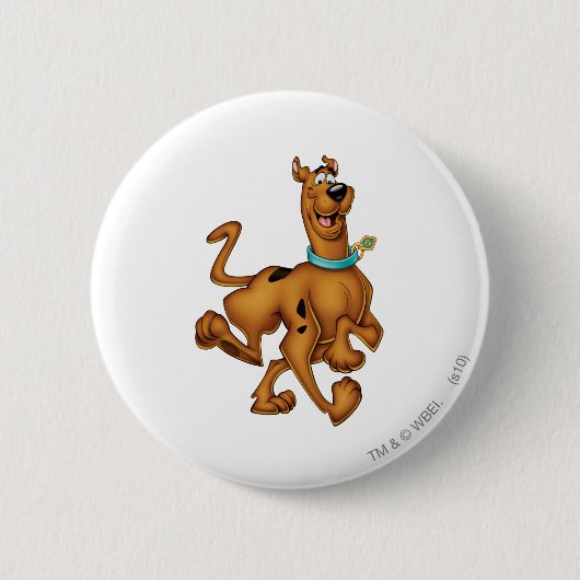 Scooby-Doo Happy Walk Button (Vorderseite)