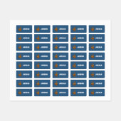 Scooby-Doo Happy Walk Etiketten (Blatt)