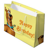 Scooby-Doo Happy Walk Große Geschenktüte (Vorderseite Schrägansicht)