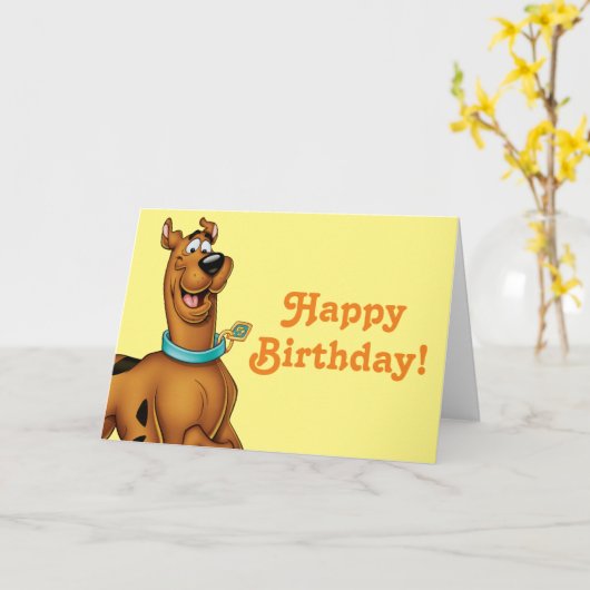 Scooby-Doo Happy Walk Karte (Gelbe Blume)