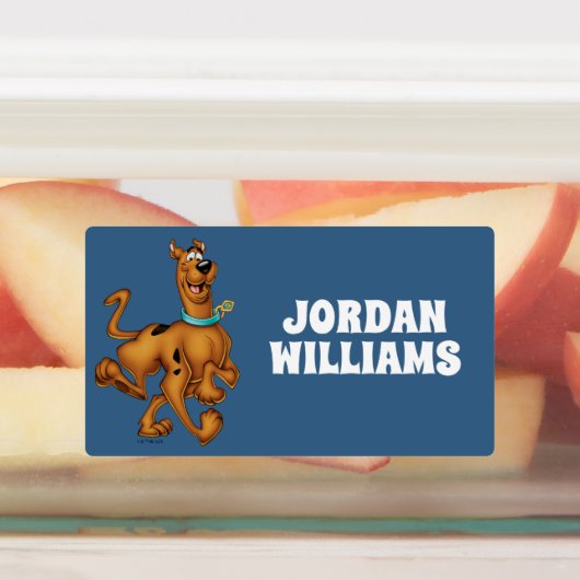 Scooby-Doo Happy Walk | Name hinzufügen Etiketten (Befestigt)