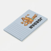 Scooby-Doo Happy Walk | Name hinzufügen Post-it Klebezettel (angewinkelt)