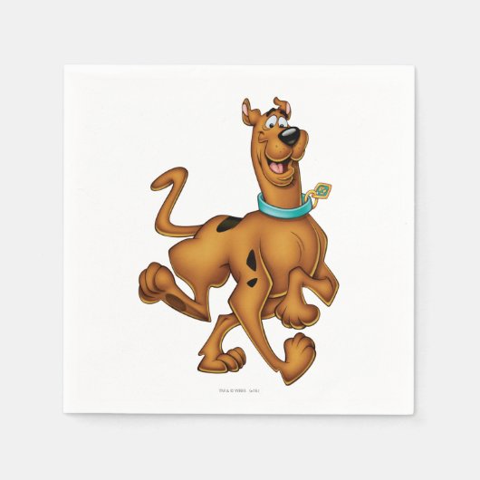 Scooby-Doo Happy Walk Serviette (Vorderseite)
