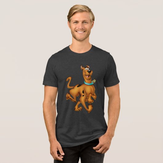 Scooby-Doo Happy Walk Tri-Blend Shirt (Vorderseite voll)