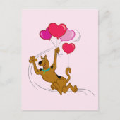 Scooby Doo - Heart Ballons Postkarte (Vorderseite)