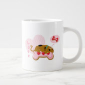 Scooby-Doo - Heart Decorated Scooby Snacks Jumbo-Tasse (Rechts)