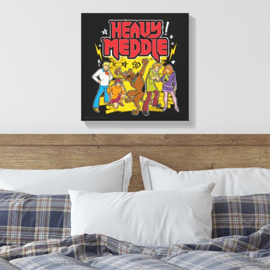 Scooby-Doo | "Heavy Meddle" Grafik Leinwanddruck (Insitu (Schlafzimmer))
