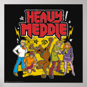 Scooby-Doo   "Heavy Meddle" Grafik Poster