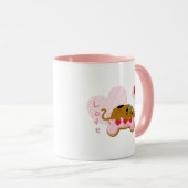 Scooby-Doo - herzdekorierte Scooby-Snacks Tasse (VorderseiteRechts)