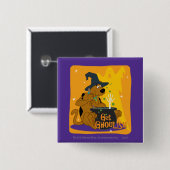 Scooby-Doo Hexs Cauldron Button (Vorne & Hinten)