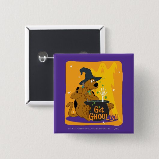 Scooby-Doo Hexs Cauldron Button (Vorne & Hinten)