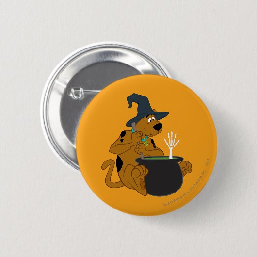 Scooby-Doo Hexs Cauldron Button (Vorne & Hinten)