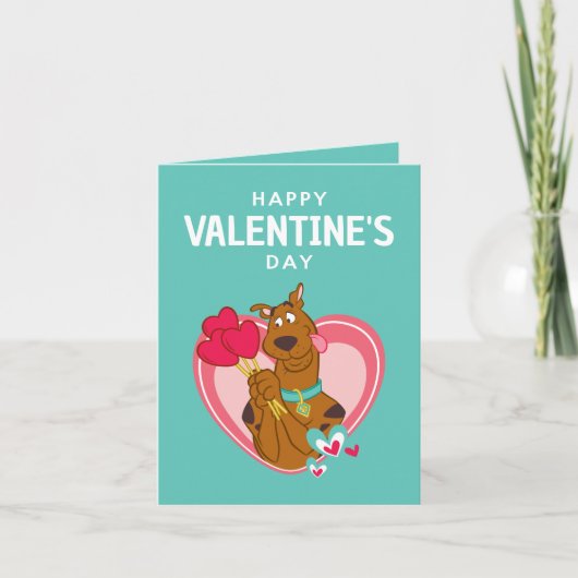 Scooby-Doo Holding Heart Lollipops (Vorderseite)